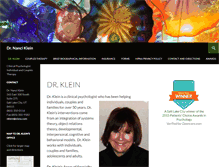 Tablet Screenshot of drnanciklein.com